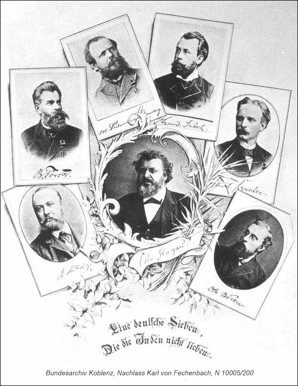 Sieben antisemitische Anführer (1880er)